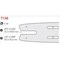 Oregon Harvester Guide Bar, 43 in., 3/4in. Pitch, .122in. Gauge, EnduraMax, Replaceable Sprocket Nose 401EMCT130 - alternate 2
